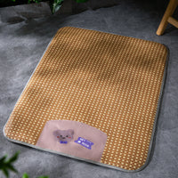 HKM-275219 Four Seasons Cool Mat for Dogs - Brown Bear, Small to Large Sizes Available