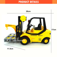 HKM-275411 1/14 Remote Control Forklift Truck Toy with Light for Kids Ages 5-13