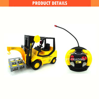 HKM-275411 1/14 Remote Control Forklift Truck Toy with Light for Kids Ages 5-13