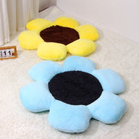 HKM-275411 Cozy Round Flower Cat Nest for All Seasons - Warm Plush Design, 85*9cm Size