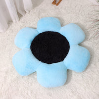 HKM-275411 Cozy Round Flower Cat Nest for All Seasons - Warm Plush Design, 85*9cm Size