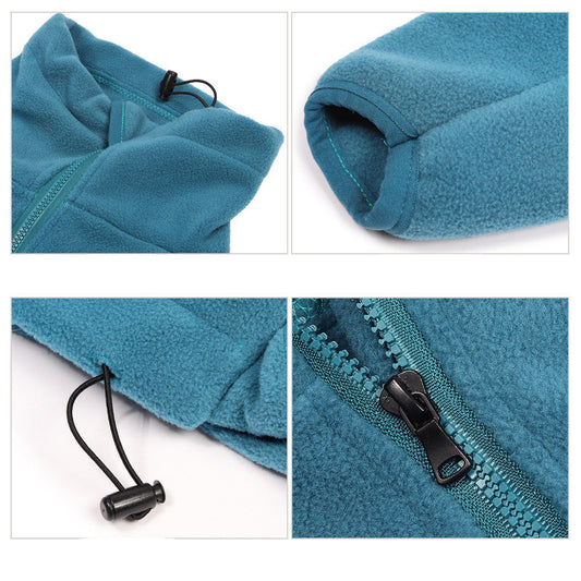 HKM-275475 Thick Polar Fleece Clothing for Medium and Large Dogs – Autumn and Winter Four-Legged Apparel