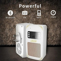HKM-275667 Compact Quran Speaker with Full Recitation & LED Night Light - Bluetooth & USB Connectivity