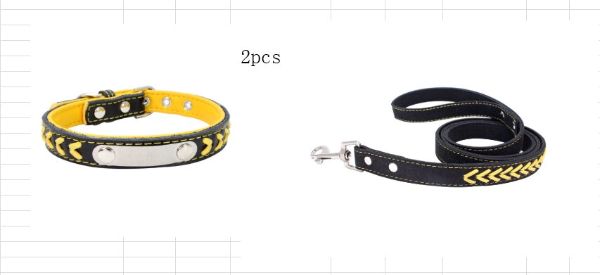 HKM-275795 Customizable Stainless Steel Engraved Dog Collar - Adjustable Sizes for Small and Large Breeds