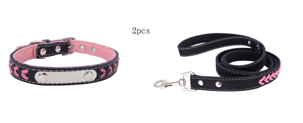 HKM-275795 Customizable Stainless Steel Engraved Dog Collar - Adjustable Sizes for Small and Large Breeds
