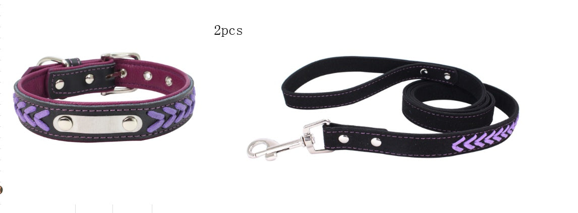 HKM-275795 Customizable Stainless Steel Engraved Dog Collar - Adjustable Sizes for Small and Large Breeds