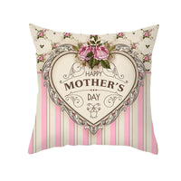 HKM-275923 Nordic Floral Cushion Cover, Peach Skin Pillowcase, 45x45cm