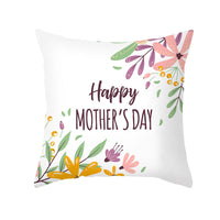 HKM-275923 Nordic Floral Cushion Cover, Peach Skin Pillowcase, 45x45cm
