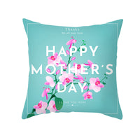 HKM-275923 Nordic Floral Cushion Cover, Peach Skin Pillowcase, 45x45cm