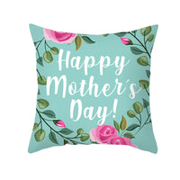 HKM-275923 Nordic Floral Cushion Cover, Peach Skin Pillowcase, 45x45cm