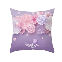 HKM-275923 Nordic Floral Cushion Cover, Peach Skin Pillowcase, 45x45cm