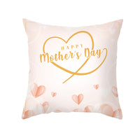 HKM-275923 Nordic Floral Cushion Cover, Peach Skin Pillowcase, 45x45cm