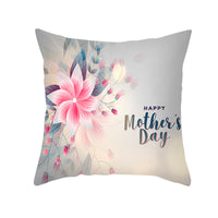 HKM-275923 Nordic Floral Cushion Cover, Peach Skin Pillowcase, 45x45cm