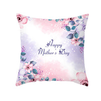 HKM-275923 Nordic Floral Cushion Cover, Peach Skin Pillowcase, 45x45cm