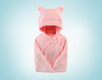 HKM-276179 Cotton Baby Care Hooded Bath Towel - Soft, Safe, and Absorbent for Multifuntional Use
