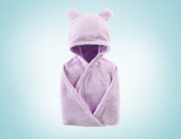 HKM-276179 Cotton Baby Care Hooded Bath Towel - Soft, Safe, and Absorbent for Multifuntional Use