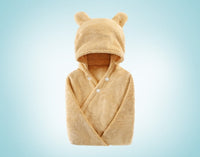 HKM-276179 Cotton Baby Care Hooded Bath Towel - Soft, Safe, and Absorbent for Multifuntional Use