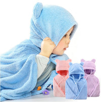 HKM-276179 Cotton Baby Care Hooded Bath Towel - Soft, Safe, and Absorbent for Multifuntional Use