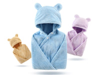 HKM-276179 Cotton Baby Care Hooded Bath Towel - Soft, Safe, and Absorbent for Multifuntional Use