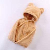 HKM-276179 Cotton Baby Care Hooded Bath Towel - Soft, Safe, and Absorbent for Multifuntional Use
