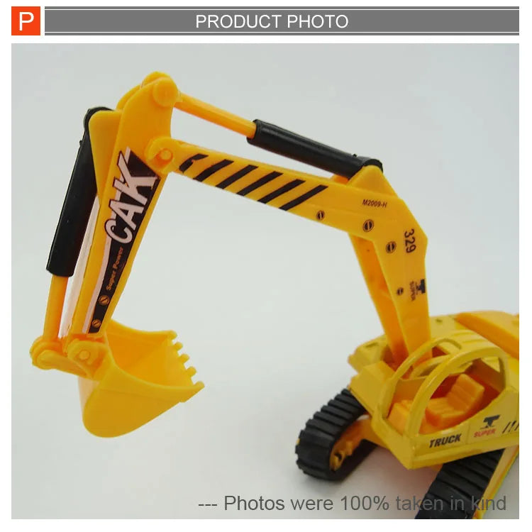HKM-276243 1/64 Scale Diecast Construction Metal Excavator Truck for Kids - EPT Model EPT277725