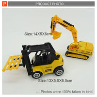 HKM-276243 1/64 Scale Diecast Construction Metal Excavator Truck for Kids - EPT Model EPT277725