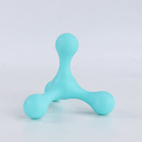 HKM-276243 Durable Molar Dog Toy for Teeth and Fresh Breath - Blue, Pink, Red, Yellow