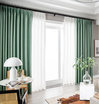 HKM-276307 Thick Soundproof Curtain - Full Shading, Dark Blue, Stylish Honeycomb Design for Bedroom