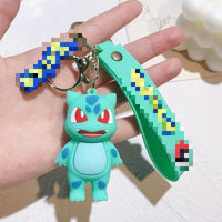 HKM-276435 Cartoon Anime 3D Doll Pendant Soft Rubber Keychain for Bags and Keys