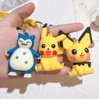 HKM-276435 Cartoon Anime 3D Doll Pendant Soft Rubber Keychain for Bags and Keys