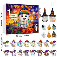 HKM-276563 Halloween Ghost Pumpkin Doll Blind Box with 16 Ornaments and 6 Figurines for Holiday Decor