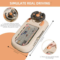 HKM-276563 Interactive Racing Car Steering Wheel Toy for Kids, Educational Simulation Play, Desktop Game for Ages 0-7