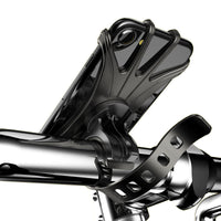 HKM-276819 Universal 360-Degree Rotating Bicycle Phone Mount for 4-6 Inch Devices, Non-Slip and Durable Design