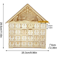HKM-276883 Handmade European Style Wooden Christmas Ornaments for Office Decoration