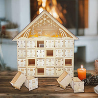 HKM-276883 Handmade European Style Wooden Christmas Ornaments for Office Decoration