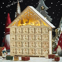HKM-276883 Handmade European Style Wooden Christmas Ornaments for Office Decoration