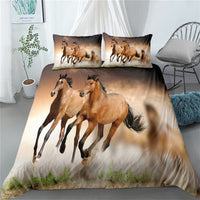 HKM-277075 Digital Printed Cartoon Quilt Cover and Pillow Case Set - Multiple Sizes Available