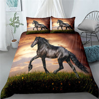 HKM-277075 Digital Printed Cartoon Quilt Cover and Pillow Case Set - Multiple Sizes Available