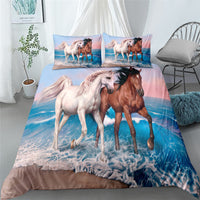 HKM-277075 Digital Printed Cartoon Quilt Cover and Pillow Case Set - Multiple Sizes Available