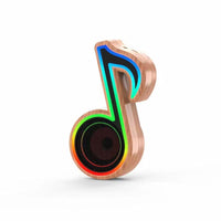 HKM-277459 Colorful Wireless Musical Note Speaker with Bluetooth and Built-in Battery