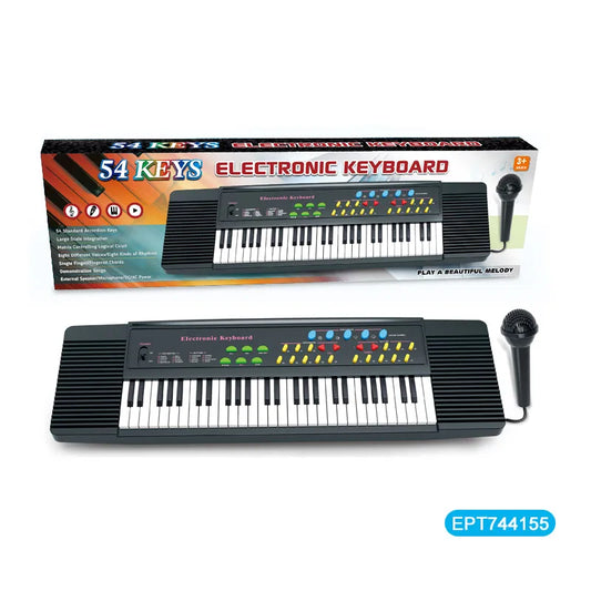 HKM-277715 54-Key Electronic Piano Toy with Microphone for Kids – Educational Musical Instrument for Ages 2-7