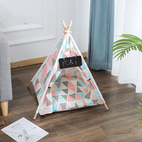 HKM-277715 Removable and Washable Canvas Dog Tent - Stylish Pet Kennel in Various Designs