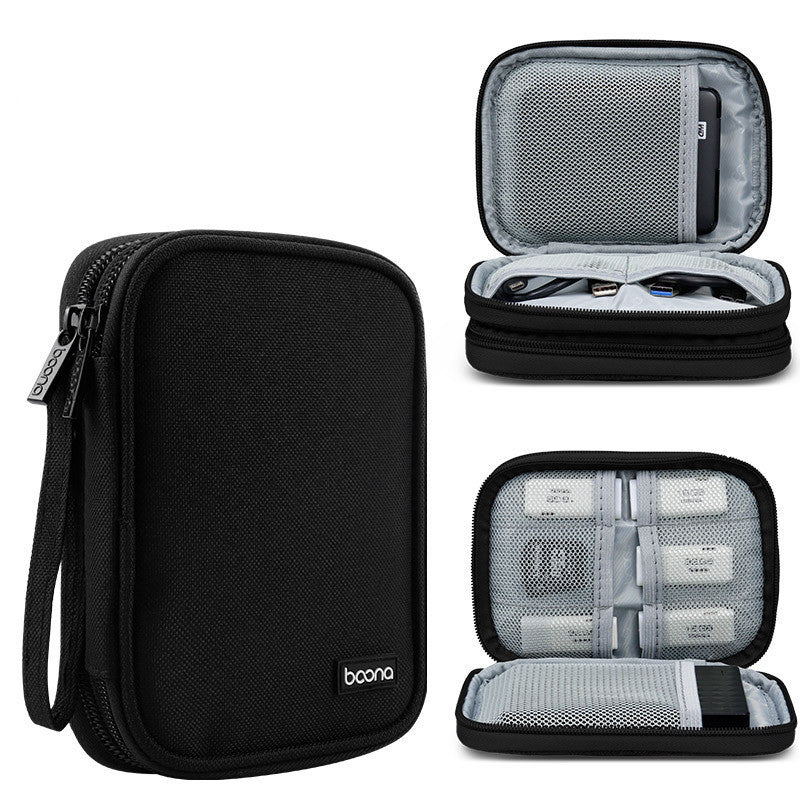 HKM-277779 2.5-Inch Portable Hard Disk Protective Storage Cover - Oxford Cloth, Double & Single Layer Options Available