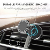 HKM-277971 360 Degree Rotating Magnetic Phone Ring Stand for Secure Grip and Convenient Use