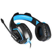 HKM-278099 Headworn Anti-Noise Gaming Headset with Braided Cable and 3.5mm Plug for PC