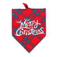 HKM-278227 Festive Cotton Dog Bandana Scarf for Christmas, Cute Patterns for Pets