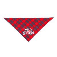 HKM-278227 Festive Cotton Dog Bandana Scarf for Christmas, Cute Patterns for Pets