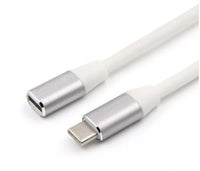 HKM-278291 USB 3.1 Type-C Male to Female Extension Cable - Silver, Gold, Gray, Black, Rose Gold - 1 Meter Length, Eco-Friendly PVC