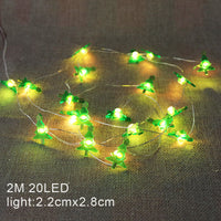 HKM-278355 Christmas Copper Wire Lantern with 20 LED Decorative Lights for Indoor and Outdoor Use