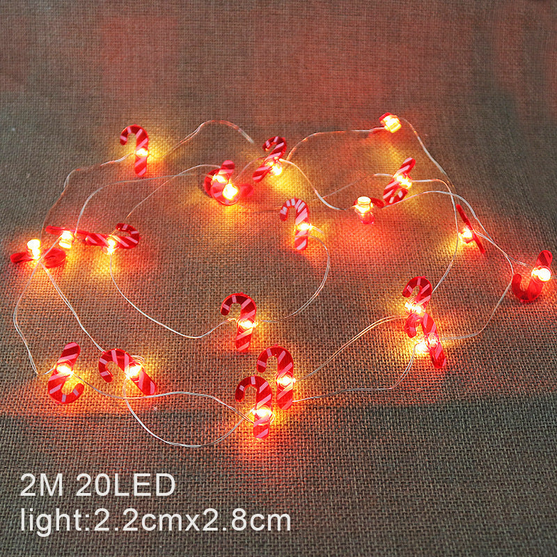 HKM-278355 Christmas Copper Wire Lantern with 20 LED Decorative Lights for Indoor and Outdoor Use